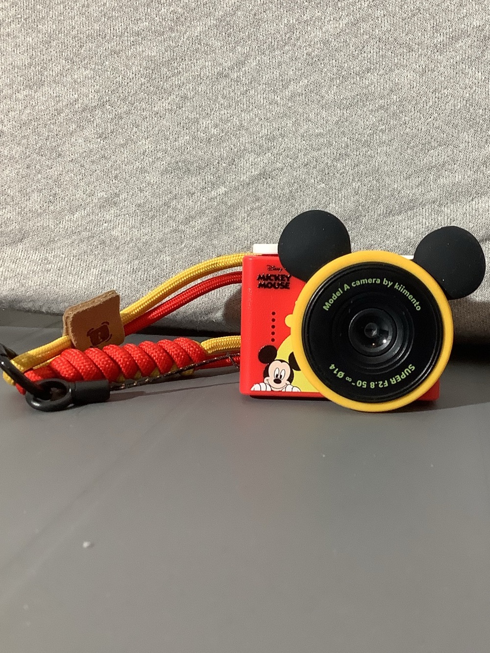 Mini Disney Mickey Mouse Red & Yellow Kids Digital Camera, works